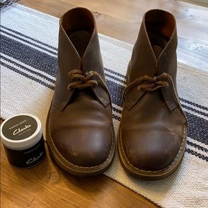 Clarks Mens Brown Boots